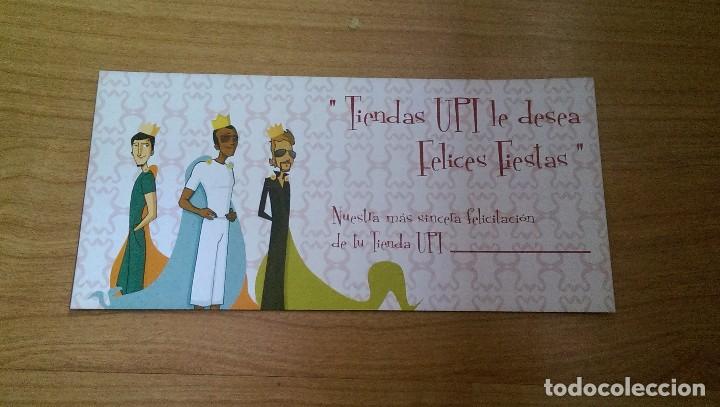 Postales: POSTAL NAVIDE&Ntilde;A TIENDAS UPI