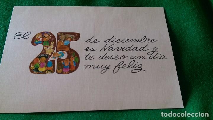 Cartes Postales: POSTAL NAVIDE&Ntilde;A &laquo;25 DE DICIEMBRE&raquo;. A&Ntilde;OS 70
