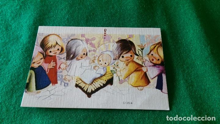 Postales: POSTAL NAVIDE&Ntilde;A &laquo;CINCO NI&Ntilde;ITOS CON NI&Ntilde;O JES&Uacute;S&raquo; A&Ntilde;OS 70 SERIE 5135/4