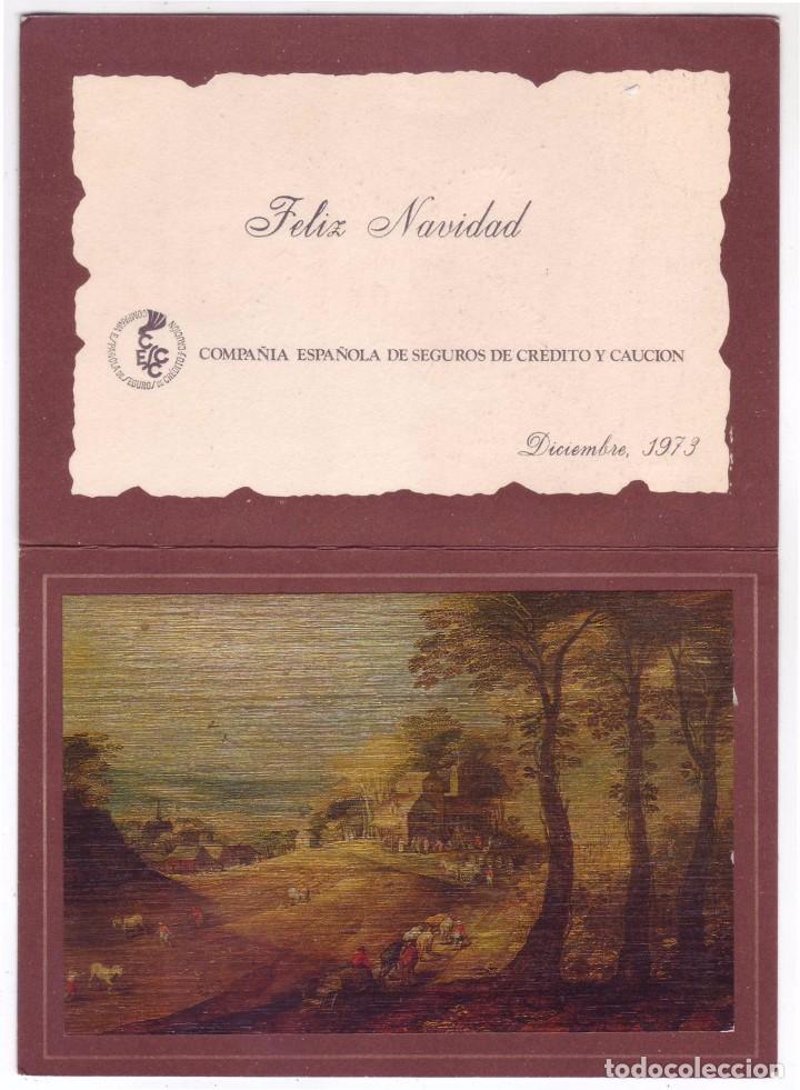 Postales: Postal de navidad: Compa&ntilde;&iacute;a Espa&ntilde;ola de Seguros de Cr&eacute;dito y Cauci&oacute;n (1973)