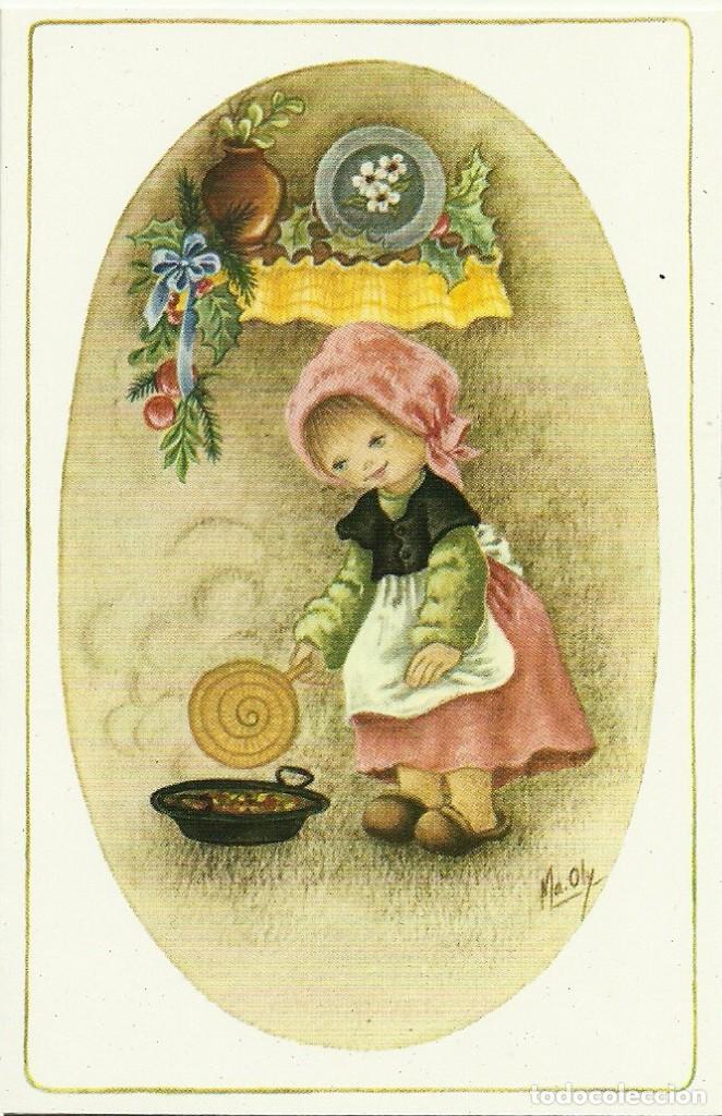Cartes Postales: 0717Y - LA CASTA&Ntilde;ERA - ILUSTRA MA. OLY - EDICIONES ORTIZ X172 - DIPTICA 13X8,5 CM