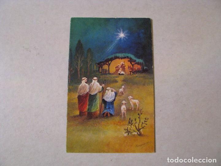 Postais: POSTAL DE NAVIDAD. DIPTICA. ILUSTR. FERNANDEZ. ED. SUBI. ESCRITA. 13,5X8 CM.