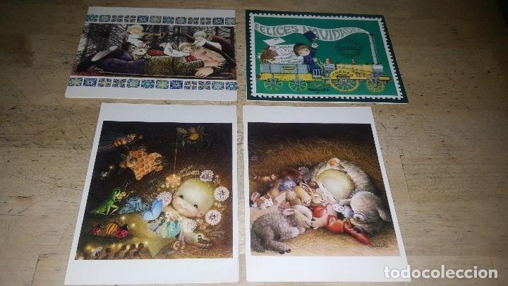 Cartoline: 4 felicitaciones navide&ntilde;as ilustradas por ferrandiz