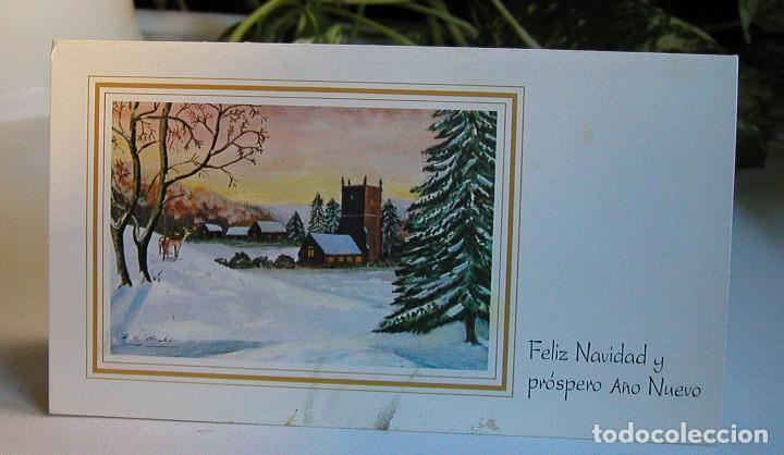 Postais: TARJETA POSTAL O FELICITACI&Oacute;N DE NAVIDAD D&Iacute;PTICO PINTORES BOCA Y EL PIE 1985 ARTIS MUTI SIN USAR
