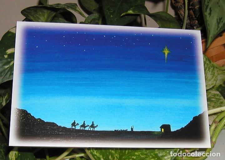 Cartes Postales: TARJETA POSTAL O FELICITACI&Oacute;N DE NAVIDAD EN D&Iacute;PTICO ARTIS MUTI SIN USAR E 815 CAMINO DE BEL&Eacute;N