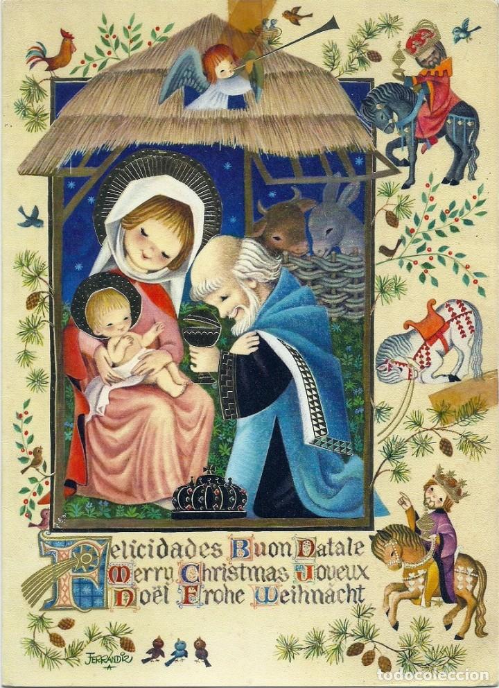 Postkarten: 0808H - FERR&Aacute;NDIZ - EDICIONES SUBI V. 1621.2- DIPTICA - MIDE 23X16,8 CM APROX- GRANDE