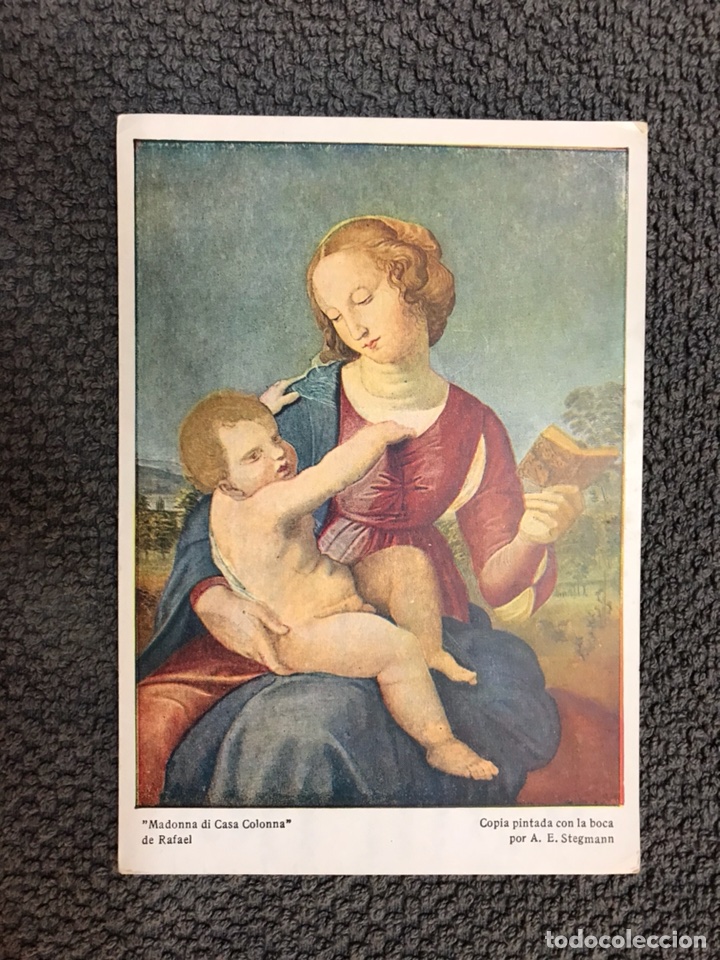 Postales: Tarjeta Navide&ntilde;a. (Madonna di Casa Colonna) (h.1950?)
