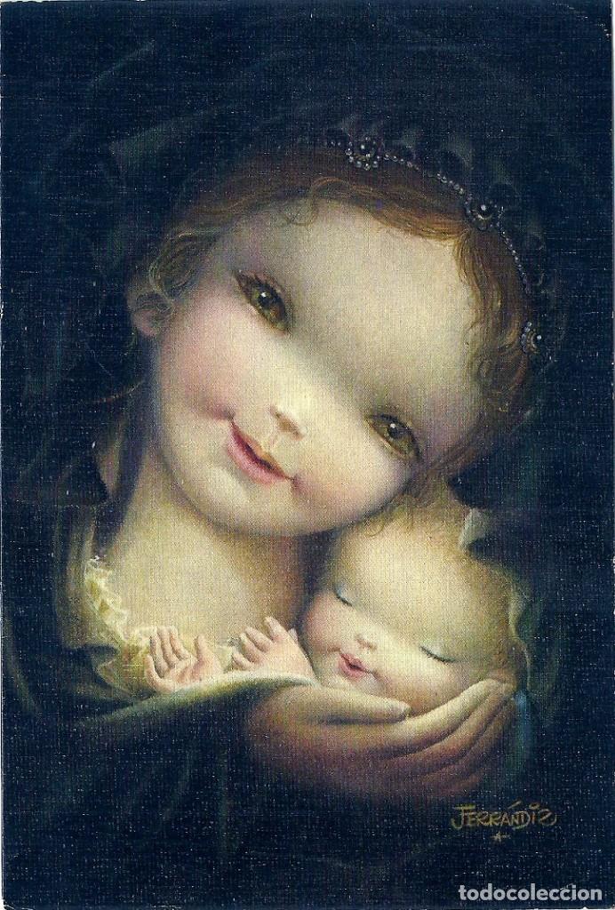 Cartes Postales: 0852I - FERRANDIZ - EDICIONES SUBI SERIE N.1742.2 -DIPTICA, GRANDE, 17X11,5 CM