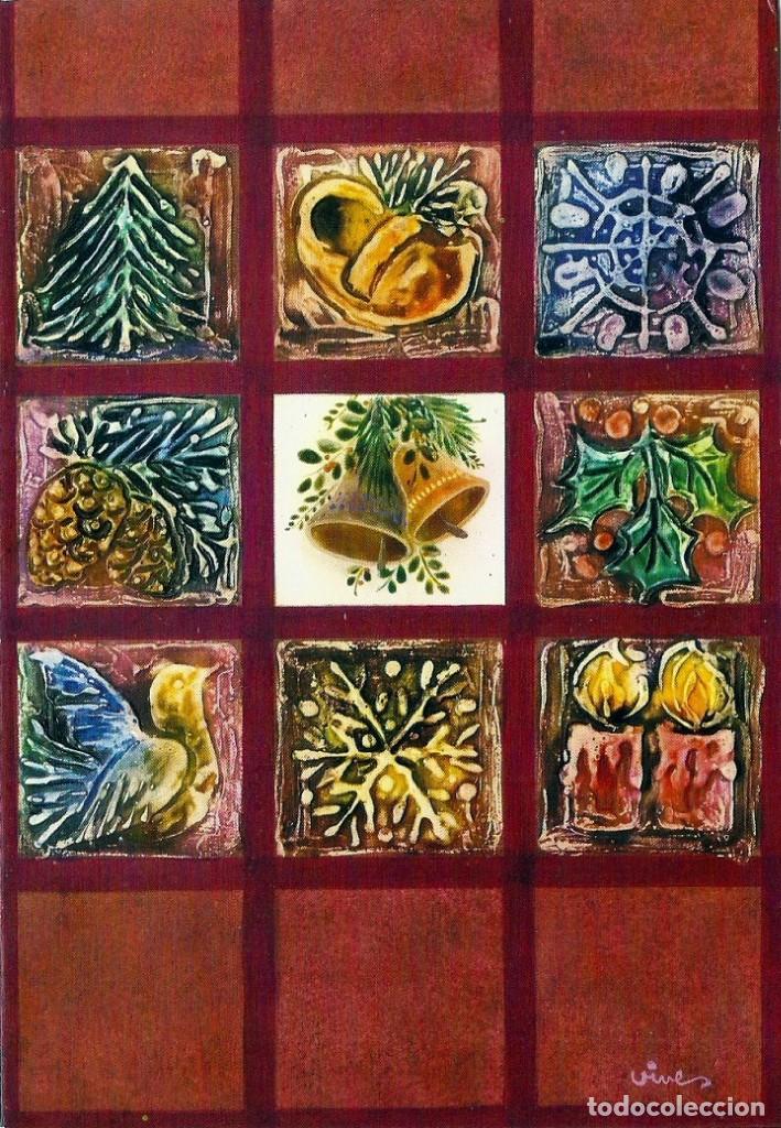 Cartes Postales: 0855H -VIVES -ALEGORIA NAVIDE&Ntilde;A- ED. SABADELL SERIE MIRACLE 4781 - DIPTICA 16,7X11,5 CM - DATA 1970