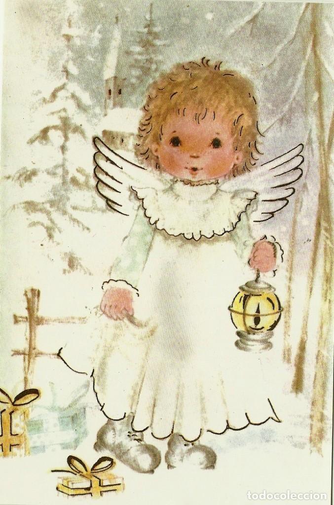 Cartes Postales: 0863H - EL ANGEL DEL CAMINO - PRECIOSA POSTAL EDICIONES CHIS 9.899.1 - DIPTICA 16,7X11 CM