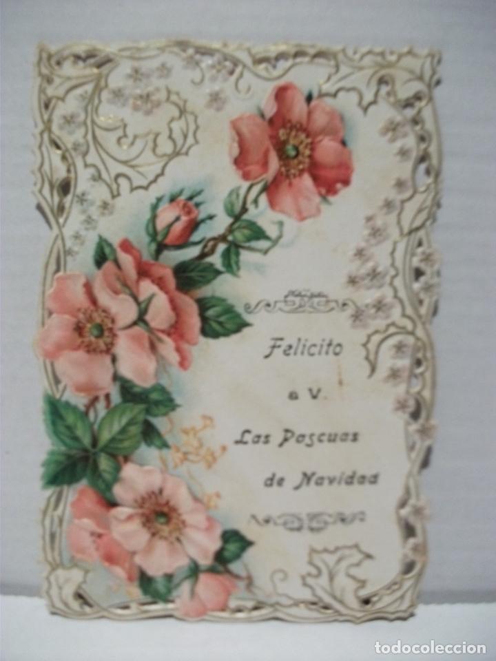 Postkarten: TARJETA DE FELICITACION TROQUELADA