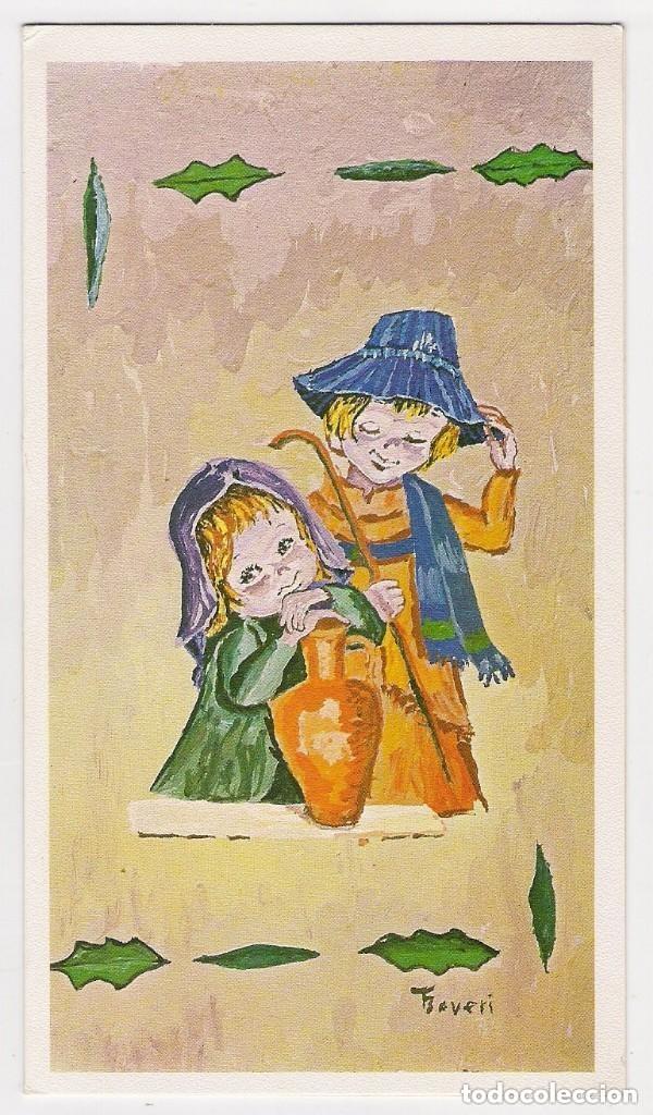 Postais: -68380 POSTAL DIBUJO NI&Ntilde;OS PASTORES EN NAVIDAD, N&ordm; 153.02, EDITORIAL ARTIS-MUTI 1978