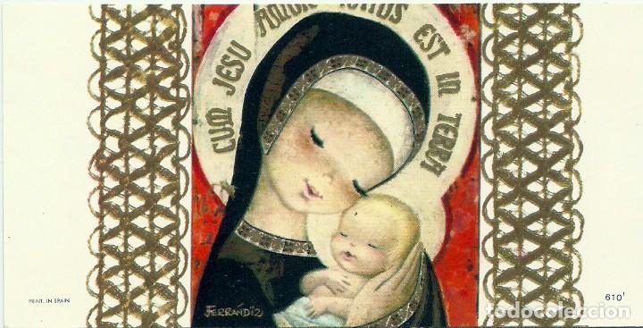 Postales: 2001U - FERR&Aacute;NDIZ - PAZ EN LA TIERRA - N&ordm; 610 - 14X7 CM