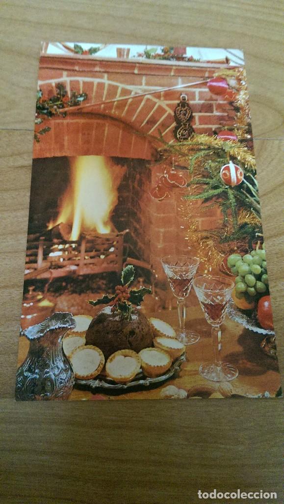 Cartoline: ANTIGUA POSTAL NAVIDE&Ntilde;A &laquo;CHIMENEA Y MESA NAVIDE&Ntilde;A&raquo; SERIE 560/126-B