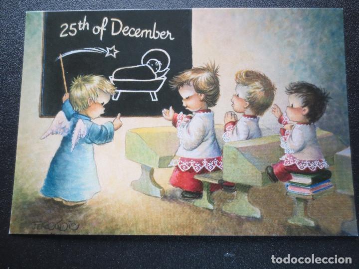 Postales: POSTAL NAVIDAD DOBLE ILUSTRADA POR FERR&Aacute;NDIZ EDIT MEMORY FERR&Aacute;NDIZ CODE: CH 5315