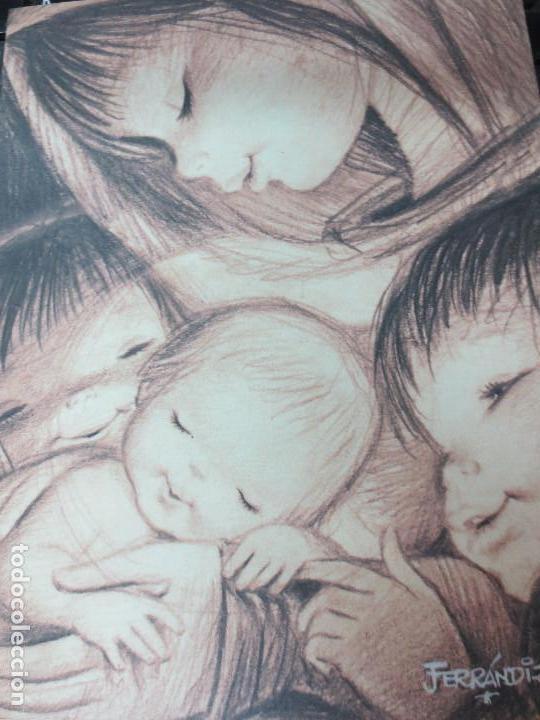 Postales: POSTAL NAVIDAD DOBLE ILUSTRADA POR FERR&Aacute;NDIZ EDIT MEMORY FERR&Aacute;NDIZ CODE: CH 1559-4