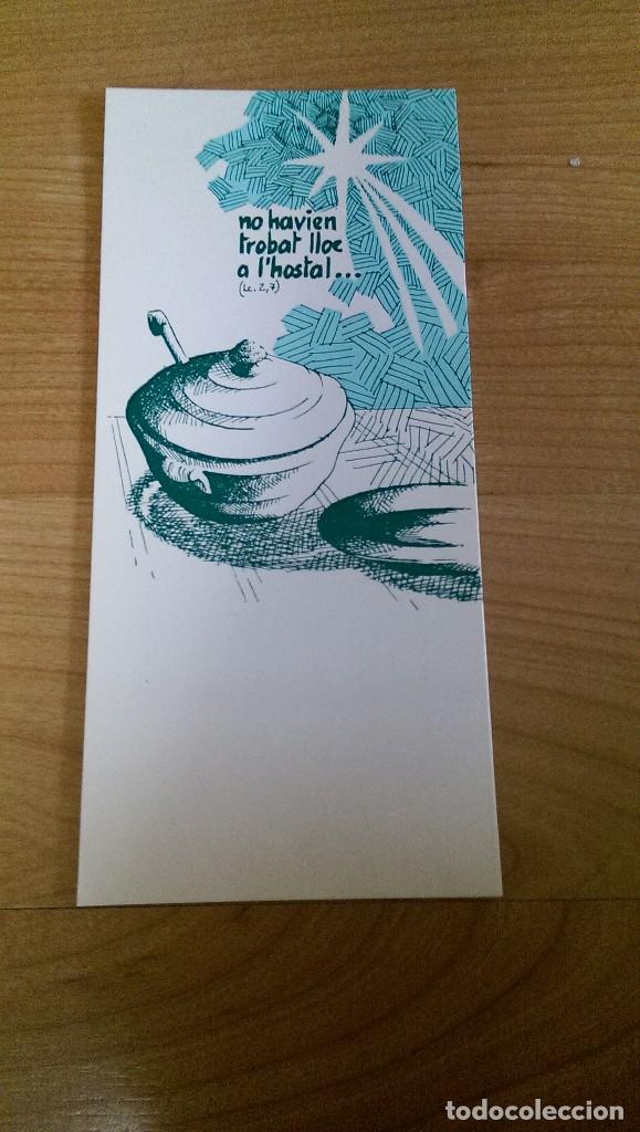 Postcards: ANTIGUA POSTAL NAVIDE&Ntilde;A &laquo;NO HAVIEN TROBAT LLOC A L'HOSTAL&raquo;