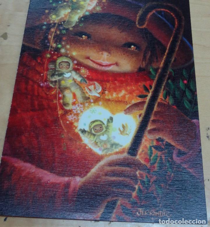 Postales: POSTAL NAVIDAD ILUSTRADA POR FERR&Aacute;NDIZ FALTA PARTE TRASERA