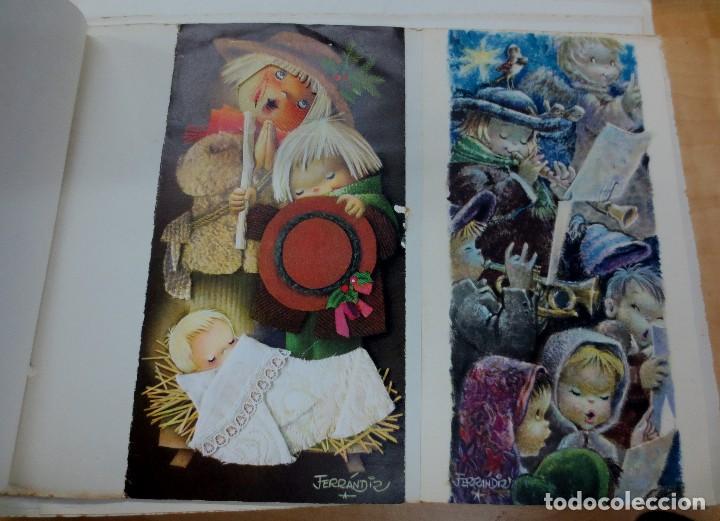 Postkarten: L&Aacute;MINA CON 2 POSTALES FERR&Aacute;NDIZ + 2 POSTALES FERR&Aacute;NDIZ PEGADAS