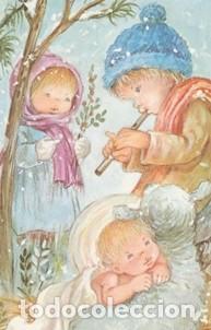 Postais: POSTAL FELICITACION NAVIDAD - CHRISTMAS -ED. C Y Z - N&ordm; 875/118A - 7 cm.x 10,5 cm MINI TARJETA NUEVA