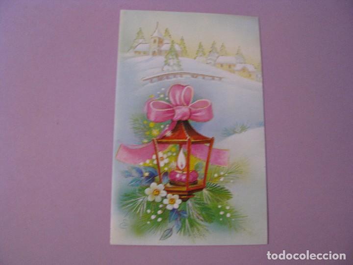 Postais: POSTAL DIPTICA DE NAVIDAD. ED. GOLDEN.  ESCRITA. 1988.