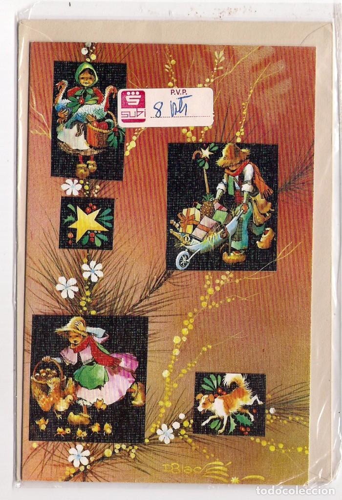 Postais: -71210 POSTAL DIBUJO NI&Ntilde;OS EN NAVIDAD, ILUSTRACION BLADE, EDICIONES SUB A-917/2