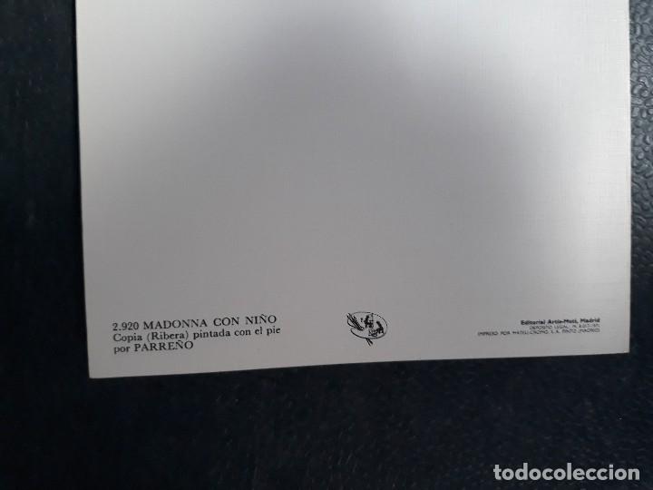 Postales: Postal Madonna con ni&ntilde;o - Foto 3