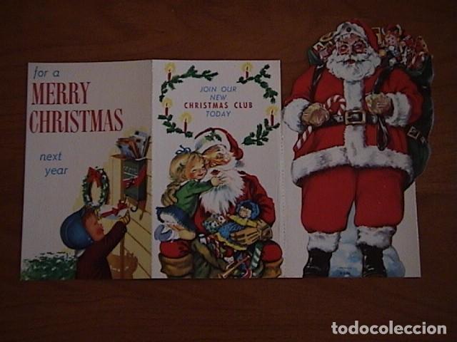 Postales: Papa Noel. Troquelada. desplegable. - Foto 6