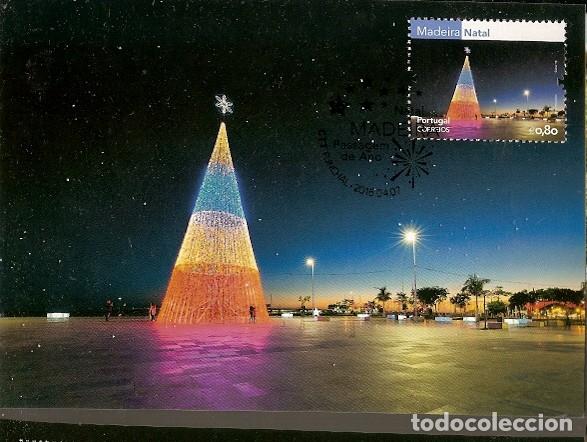 Postales: Portugal & Postale Maximo, Madeira Navidad 2016 (2) - Foto 1