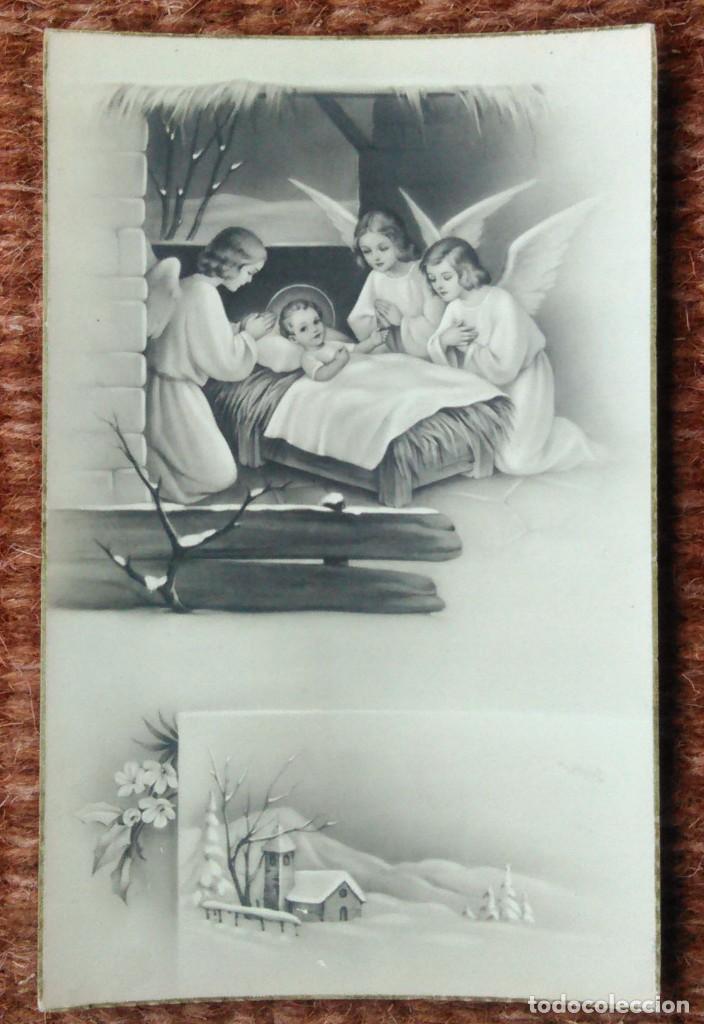 Postales: POSTAL CON TEMA NAVIDE&Ntilde;O - belen - nacimiento