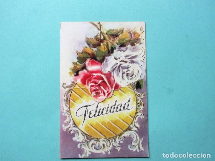 Postcards: Antigua postal de navidad troquelada