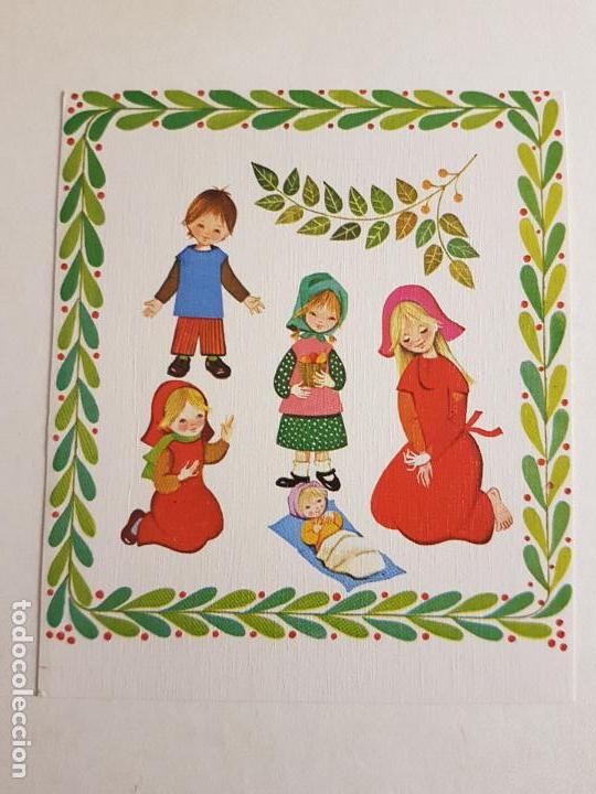 Postales: FELICITACION NAVIDAD 10X9CM - Foto 1