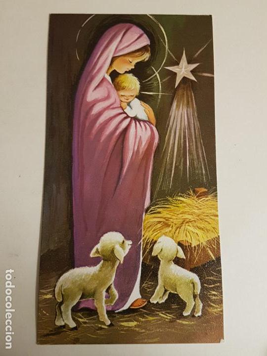 Postales: FELICITACION NAVIDAD 16X8CM - Foto 1