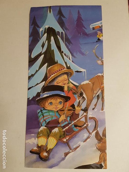 Postales: FELICITACION NAVIDAD 16X7,5CM - Foto 1