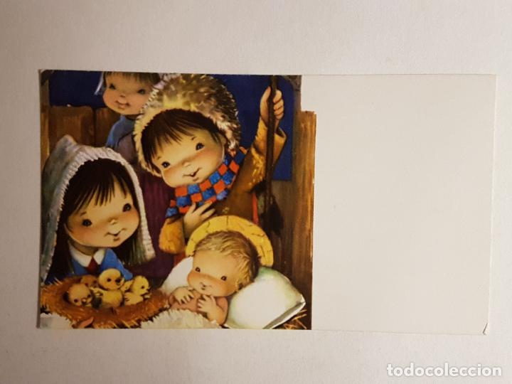 Postales: FELICITACION NAVIDAD 11X6CM - Foto 1