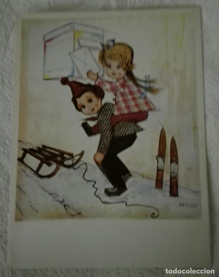 Postais: -73628 POSTAL DIBUJO NI&Ntilde;OS NAVIDAD, ILUSTRACION ARNULF, CARTA A LOS REYES N&deg; 172