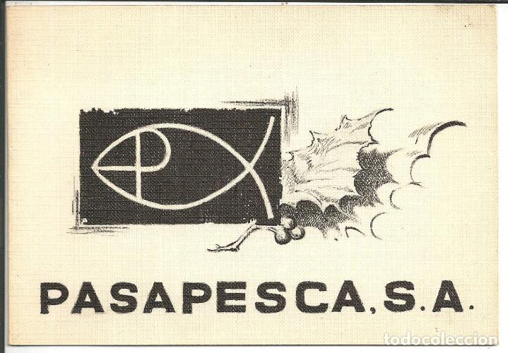 Postkarten: FELICITACION NAVIDAD DE *FACTORIA PASAPESCA, S.A.* - 1983, DIPTICA, ILUSTRACION INTERIOR