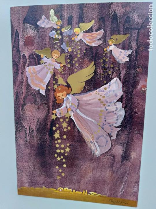 Postais: POSTAL DIBUJOS ANGELES DE NAVIDAD. ILUSTRACION RUTH CHRISTENSEN