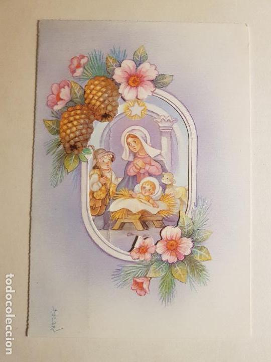 Postales: FELICITACION NAVIDAD DESPLEGABLE - Foto 1