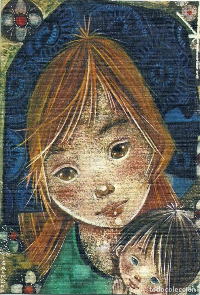 Postales: 0787R - SALMONS - EDICIONES SABADELL SERIE MIRACLE 4571-DIPTICA 16,8X11,5 CM