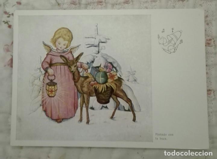 Postais: -74010 POSTAL DIBUJO NI&Ntilde;OS NAVIDAD, PINTURA ARNULF, ESCRITA A&Ntilde;O 1961