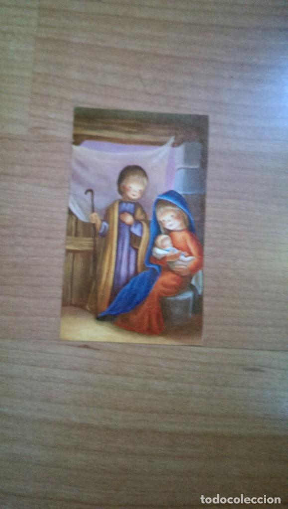 Cartoline: ANTIGUA POSTAL NAVIDE&Ntilde;A &laquo;VIRGEN Y SAN JOS&Eacute; CON NI&Ntilde;O&raquo;