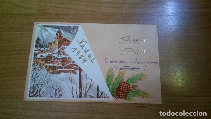 Cartes Postales: ANTIGUA POSTAL NAVIDE&Ntilde;A &laquo;BONES FESTES. PAISAJE NEVADO&raquo; SERIE 5607/4