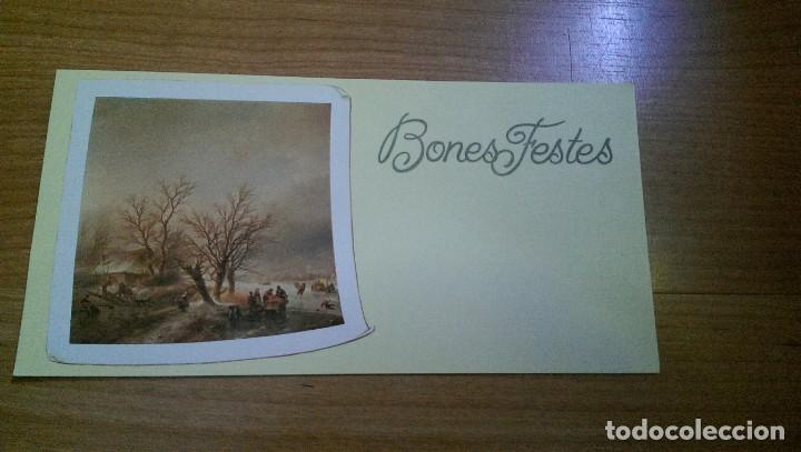 Cartoline: ANTIGUA POSTAL NAVIDE&Ntilde;A &laquo;BONES FESTES. PAISAJE&raquo; BUSQUETS 02.33.060.1