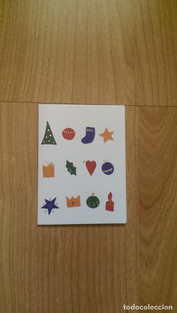 Cartes Postales: ANTIGUA POSTAL NAVIDE&Ntilde;A PEQUE&Ntilde;ITA &laquo;MOTIVOS NAVIDE&Ntilde;OS&raquo;
