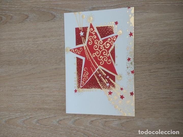 Cartoline: POSTAL NAVIDE&Ntilde;A FASDEL &laquo;ESTRELLA ROJA&raquo;