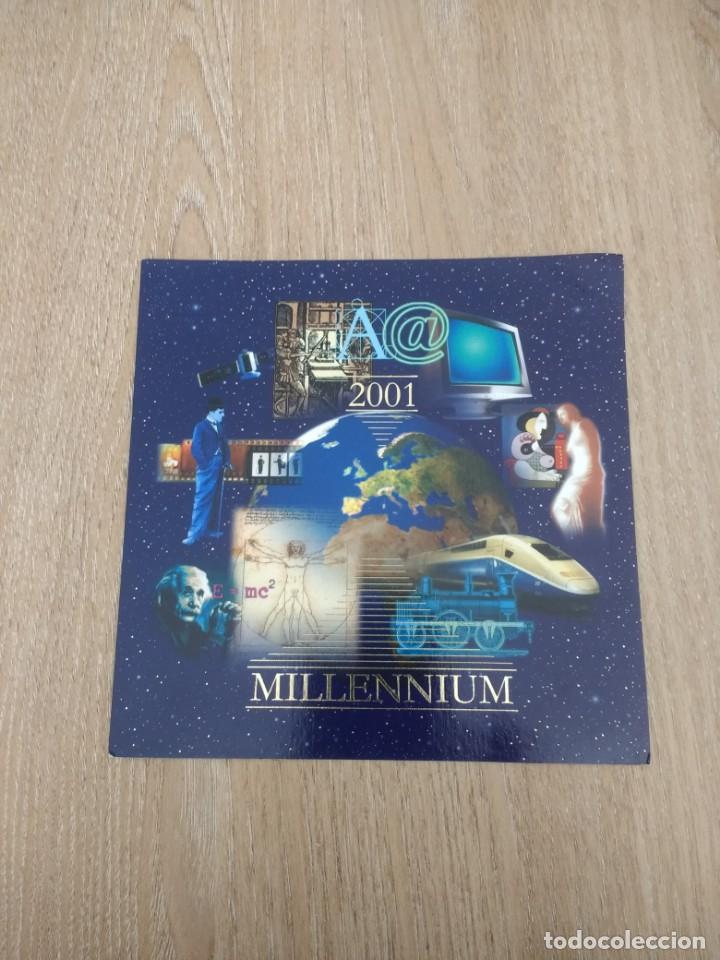 Postales: POSTAL NAVIDE&Ntilde;A LASER &laquo;MILLENIUM 2001&raquo; - Foto 1