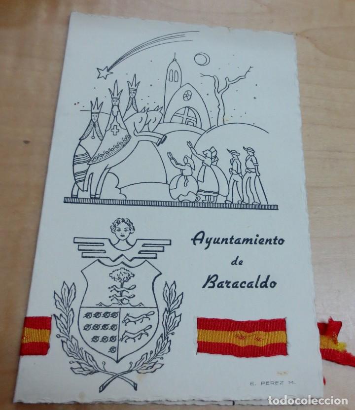 Postais: TARJETA FELICITACI&Oacute;N AYUNTAMIENTO DE BARACALDO 17X10 CM.