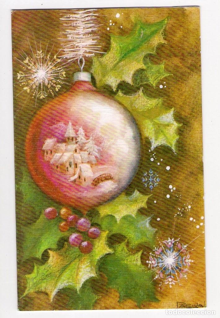 Postais: -74865 POSTAL DIBUJO NAVIDAD, L.G. TALLEDA802, ILUSTRACION PASCUAL, ESCRITA A&Ntilde;O 1976