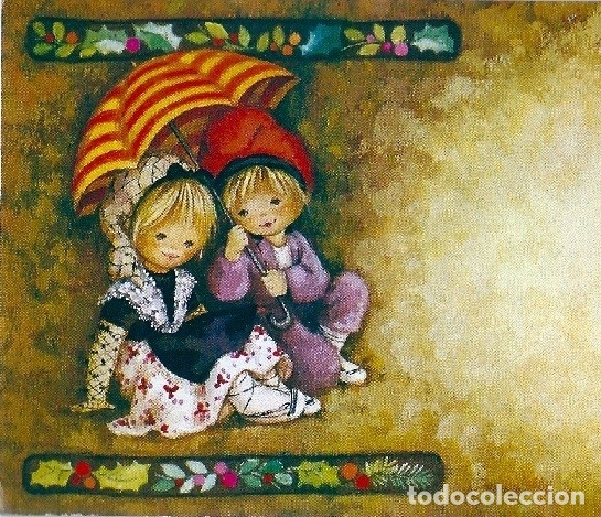 Postales: 0950K - EDICIONES ORTIZ X805 - DATA 1979 - 16,5X8,5 CM - ILUSTRA MARIA?